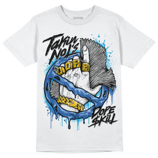Jordan 11 Low “Space Jam” DopeSkill T-Shirt Takin No L's Graphic Streetwear - White