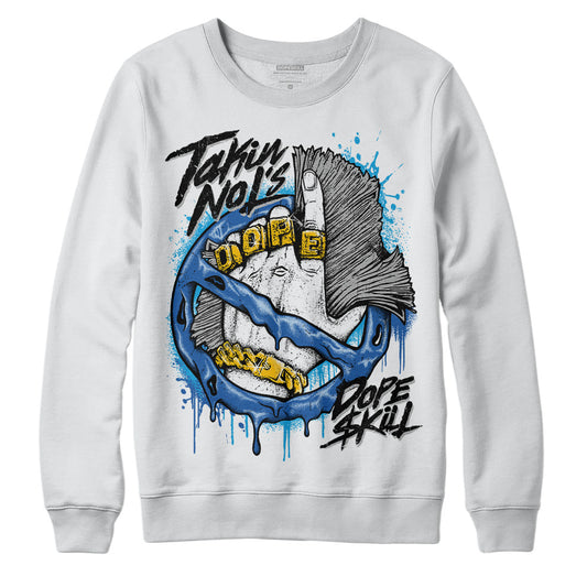 Jordan 11 Low “Space Jam” DopeSkill Sweatshirt Takin No L's Graphic Streetwear - White