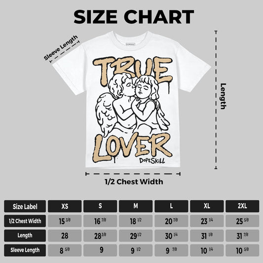 TAN Collection DopeSkill Oversize Print T-Shirt True Lover Graphic