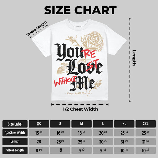 TAN Collection DopeSkill Oversize Print T-Shirt You’re Lost Without Me Graphic