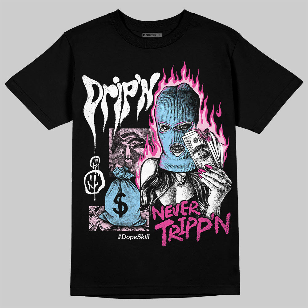 Jordan 6 “Doernbecher” DopeSkill T-Shirt Drip'n Never Tripp'n Graphic Streetwear - Black
