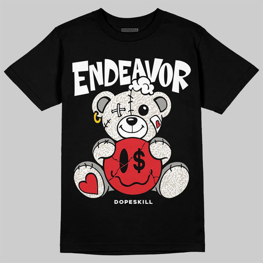 Jordan 3 Retro Pure Money DopeSkill T-Shirt Endeavor Graphic Streetwear - Black