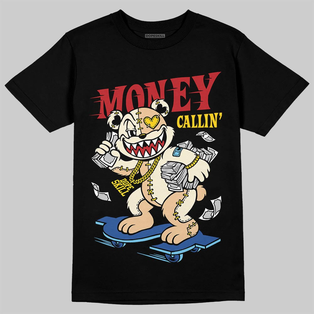 Jordan 17 Retro Low SP Infinite Archives DopeSkill T-Shirt Money Callin' Graphic Streetwear - Black
