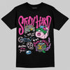 Dunk Low GS 'Triple Pink' DopeSkill T-Shirt Study Hard Graphic Streetwear - Black
