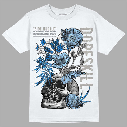 Jordan 11 Retro Cool Grey DopeSkill T-Shirt Side Hustle Graphic Streetwear - White