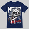 Jordan 12 Retro French Blue (2025) DopeSkill T-Shirt Mystery Ghostly Grasp Graphic Streetwear - navy