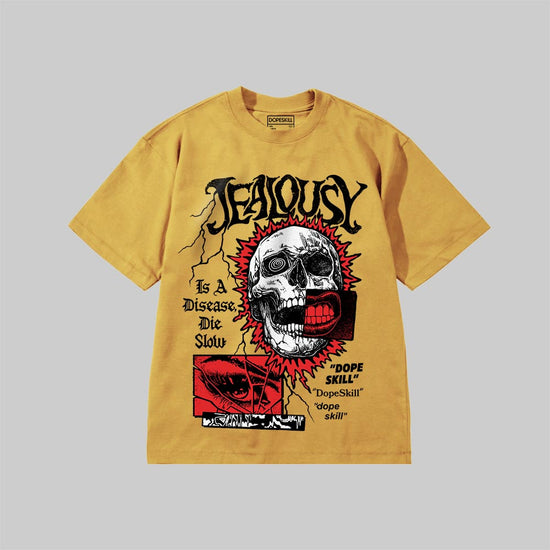 Jealousy DopeSkill Premium T-shirt Streetwear - Mustard