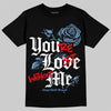 Jordan 9 Powder Blue DopeSkill T-Shirt You’re Lost Without Me Graphic Streetwear - Black