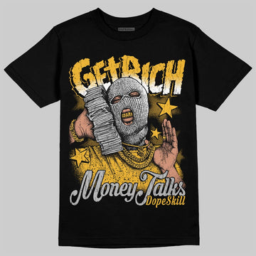 Jordan 5 'Tokyo' DopeSkill T-Shirt Get Rich Graphic Streetwear - Black