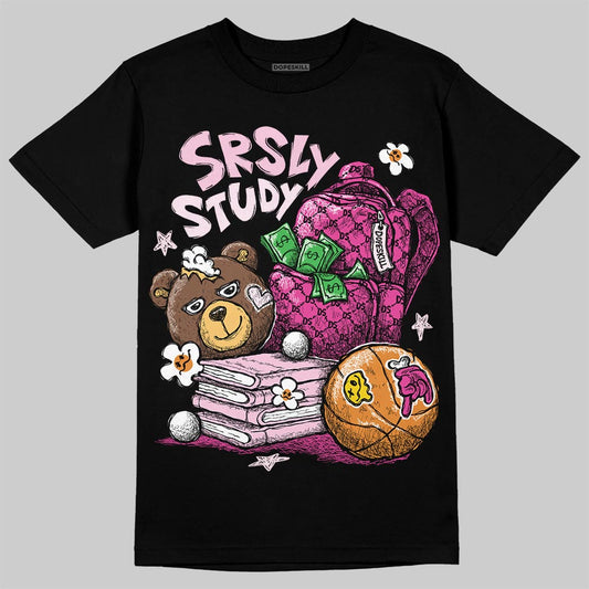 Dunk Low GS 'Triple Pink' DopeSkill T-Shirt SRSLY Study Graphic Streetwear - Black