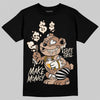 Jordan 4 Retro Cozy Girl DopeSkill T-Shirt Make Money Graphic Streetwear - Black
