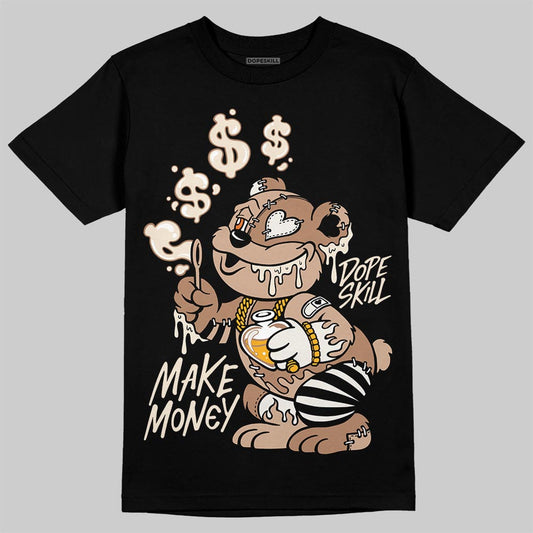 Jordan 4 Retro Cozy Girl DopeSkill T-Shirt Make Money Graphic Streetwear - Black