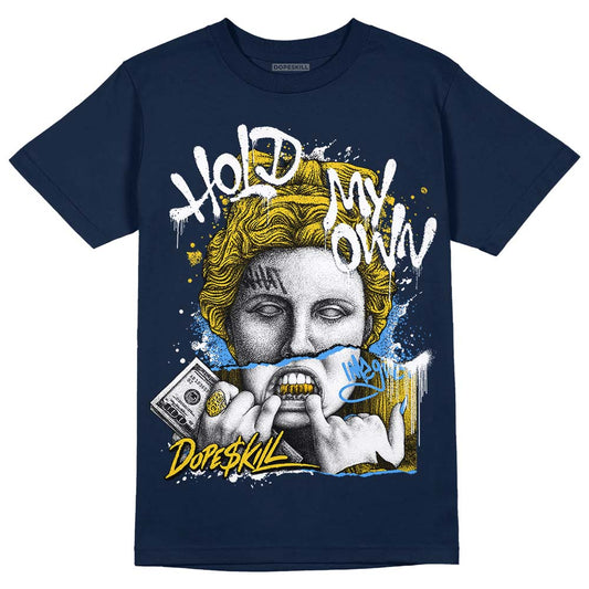 Dunk Low Vintage “Michigan” DopeSkill Midnight Navy T-Shirt Hold My Own Graphic Streetwear