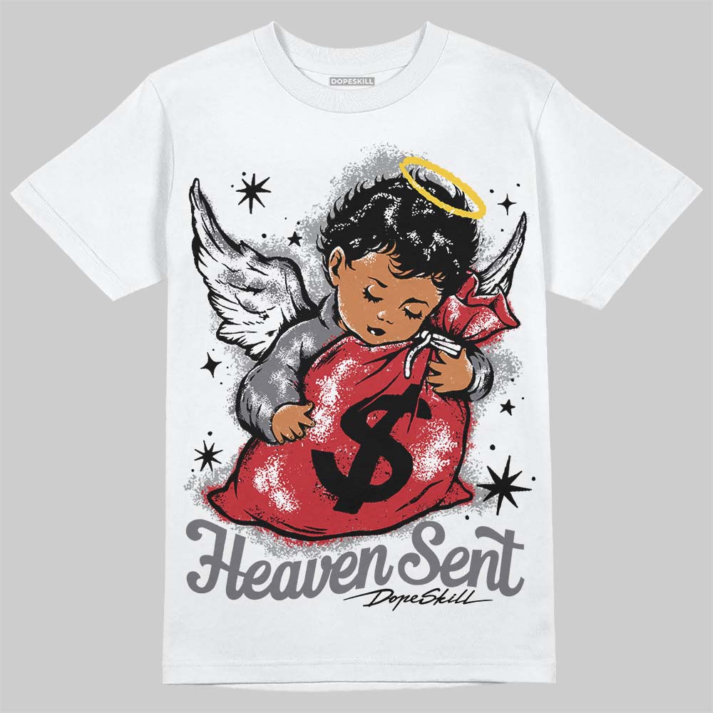 Jordan 3 “Cement Grey” DopeSkill T-Shirt Heaven Sent Graphic Streetwear - White