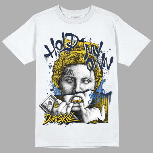 Dunk Low Vintage “Michigan” DopeSkill T-Shirt Hold My Own Graphic Streetwear - White