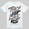Jordan 4 Retro Cave Stone DopeSkill T-Shirt They Not Like Us Graphic Streetwear - White