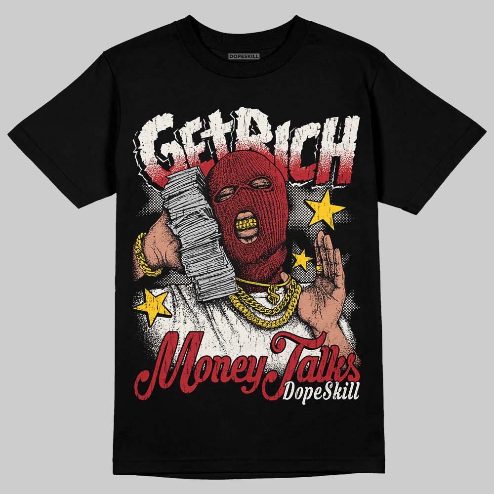 Nigel Sylvester x Jordan 1 Low OG “Nitro” DopeSkill T-Shirt Get Rich Graphic Streetwear - Black