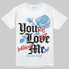 Jordan 3 Retro OG Rare Air DopeSkill T-Shirt You’re Lost Without Me Graphic Streetwear - White
