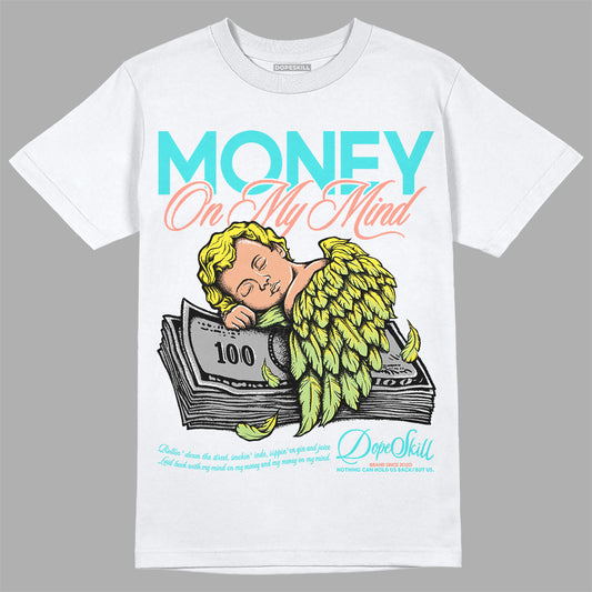New Balance 9060 “Cyan Burst” DopeSkill T-Shirt MOMM Graphic Streetwear - White