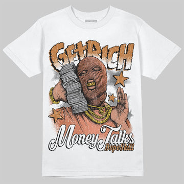 Jordan 14 Golf "US Open" DopeSkill T-Shirt Get Rich Graphic Streetwear - White