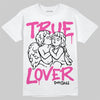 Dunk Low GS 'Triple Pink' DopeSkill T-Shirt True Lover Graphic Streetwear - White