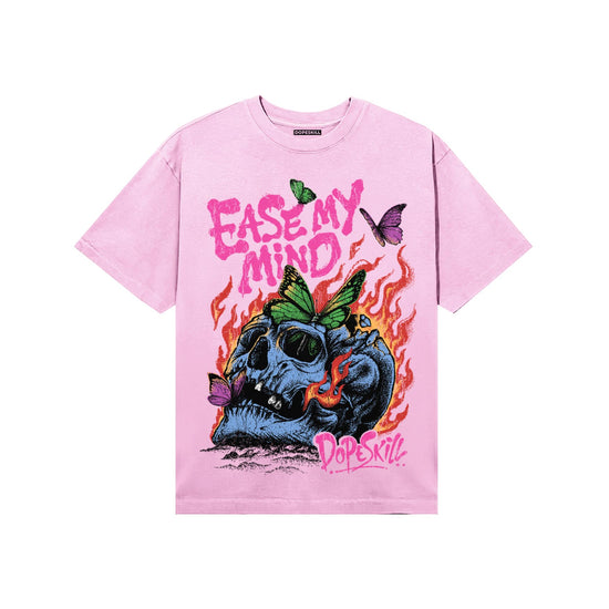 Pink Sneakers DopeSkill T-Shirt Ease My Mind Graphic Streetwear - Light Pink