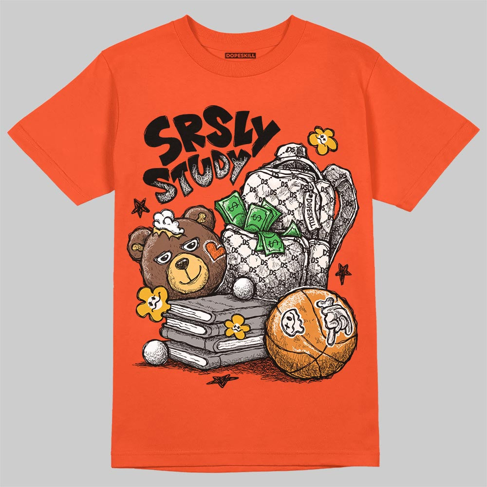 Jordan 1 Retro High OG Shattered Backboard (2025) DopeSkill T-Shirt SRSLY Study Graphic Streetwear - Orange