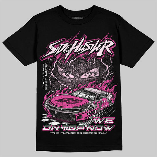 Dunk Low GS 'Triple Pink' DopeSkill T-Shirt New Side Hustler Graphic Streetwear - Black