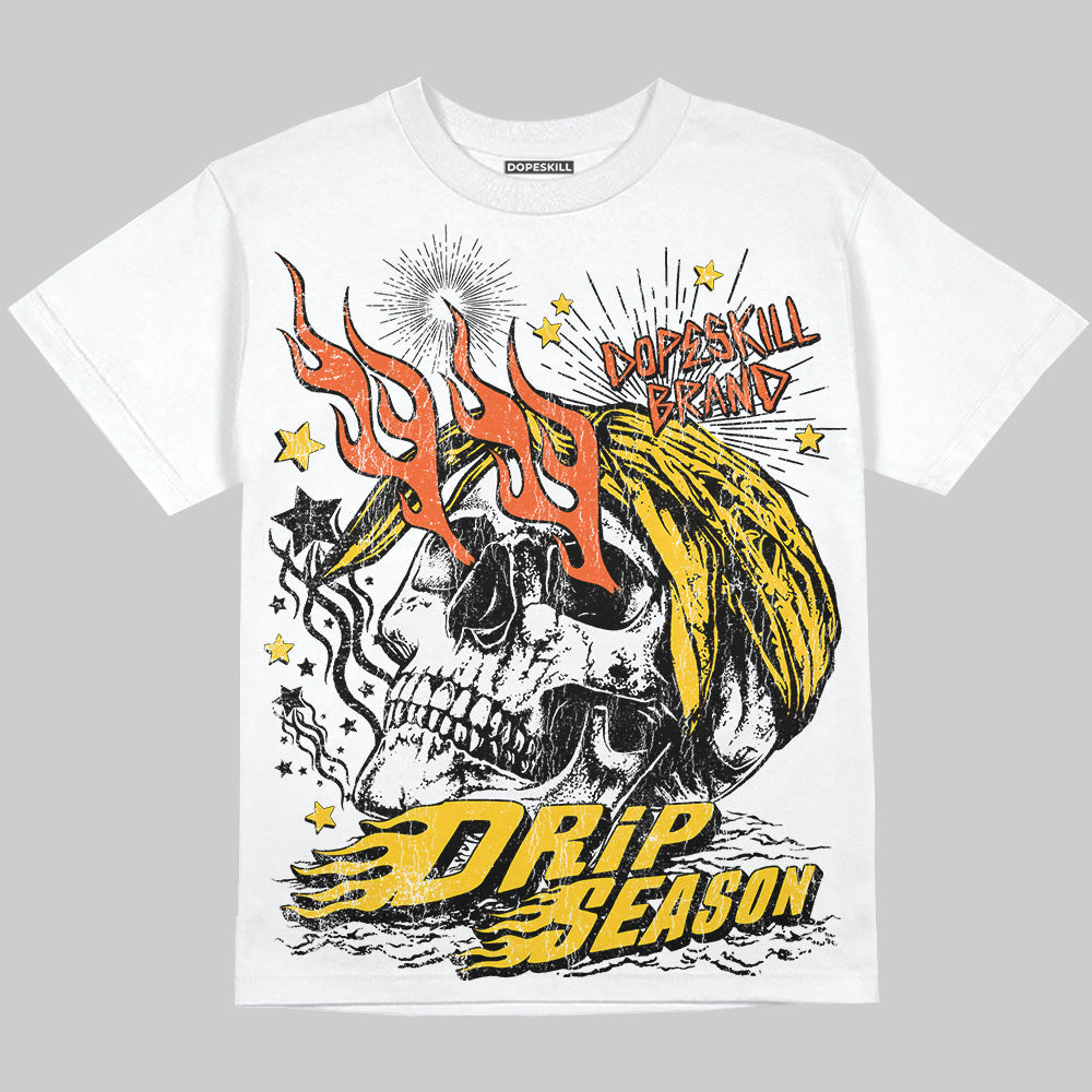 Yellow Sneakers DopeSkill Oversize Print T-Shirt Drip Season Graphic Streetwear