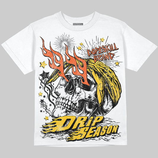 Yellow Sneakers DopeSkill Oversize Print T-Shirt Drip Season Graphic Streetwear