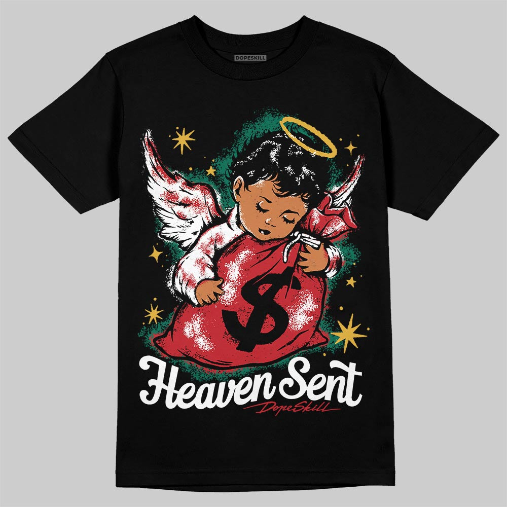 Jordan 3 Mexico 'El Vuelo' DopeSkill T-Shirt Heaven Sent Graphic Streetwear - Black