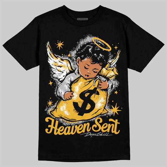 Jordan 5 'Tokyo' DopeSkill T-Shirt Heaven Sent Graphic Streetwear - Black