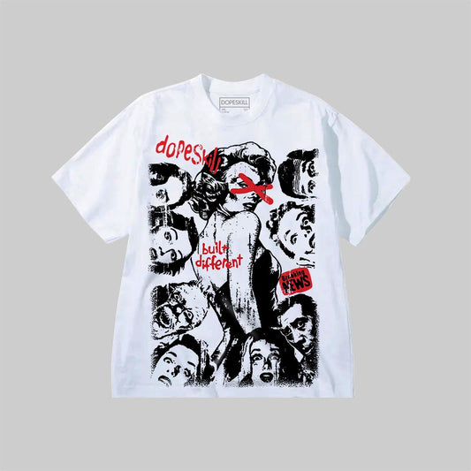 Built Different DopeSkill Premium T-shirt Streetwear - White