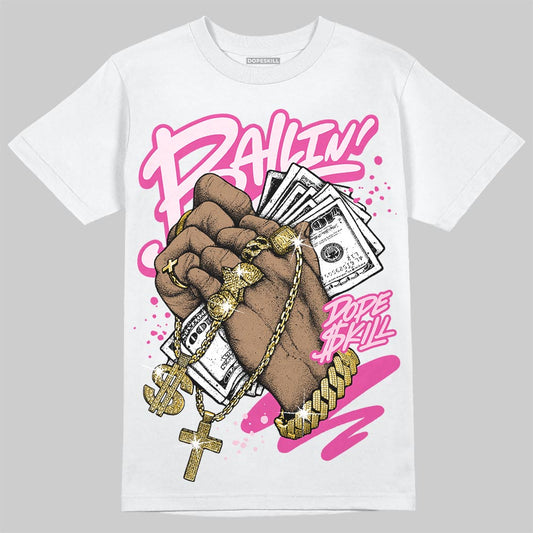 Dunk Low GS 'Triple Pink' DopeSkill T-Shirt Always Ballin' Graphic Streetwear - White