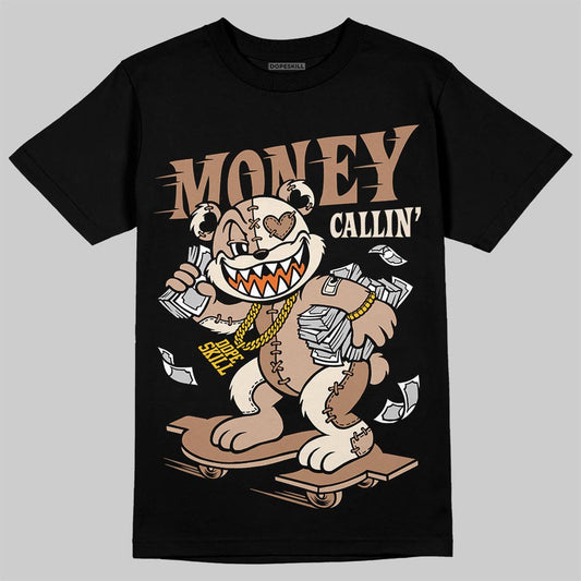 Jordan 4 Retro Cozy Girl DopeSkill T-Shirt Money Callin' Graphic Streetwear - Black