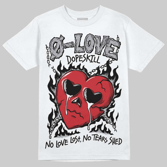 Jordan 4 OG “White Cement” DopeSkill T-Shirt Crying Heart Graphic Streetwear - White
