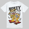 Jordan 12 Retro 'Taxi' 2025 DopeSkill T-Shirt Money Callin' Graphic Streetwear - White
