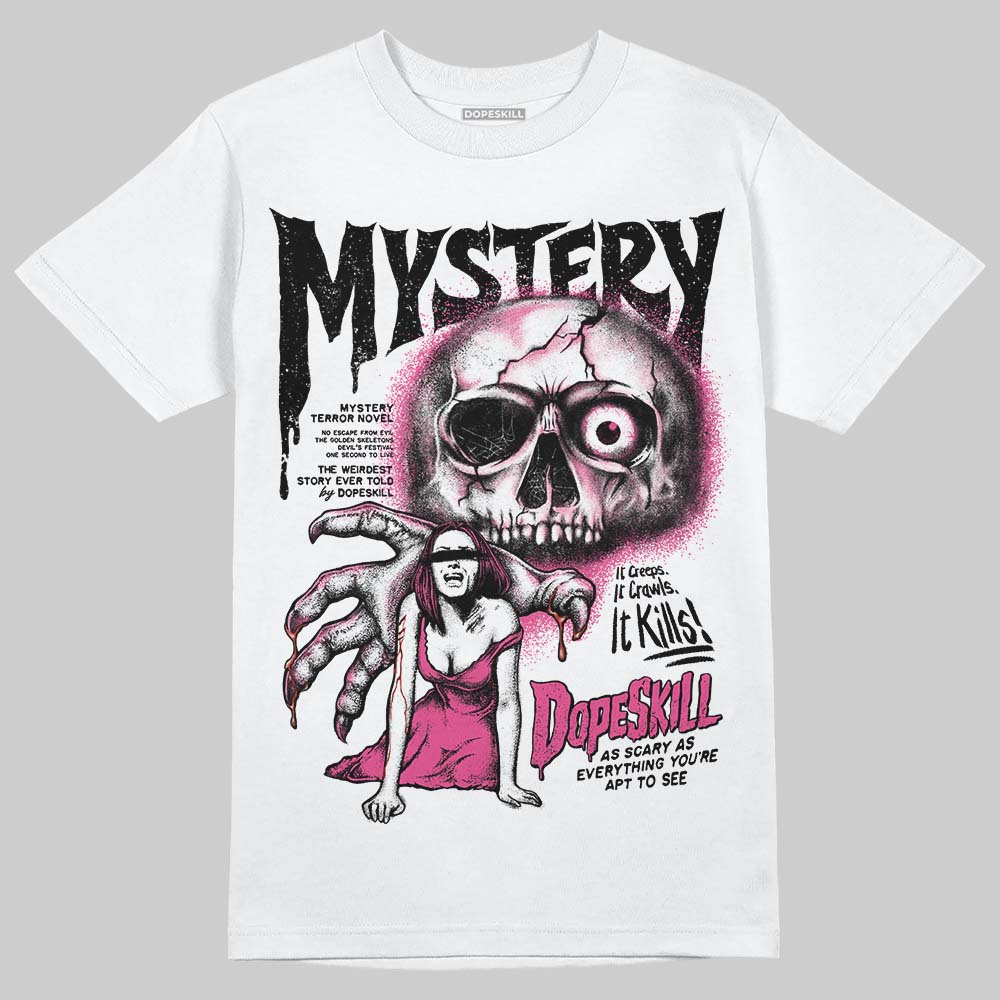 Asics Gel-1130 Pink Glo/ Black DopeSkill T-Shirt Mystery Ghostly Grasp Graphic Streetwear - White