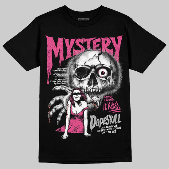 Asics Gel-1130 Pink Glo/ Black DopeSkill T-Shirt Mystery Ghostly Grasp Graphic Streetwear - black