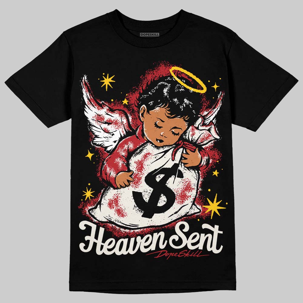 Nigel Sylvester x Jordan 1 Low OG “Nitro” DopeSkill T-Shirt Heaven Sent Graphic Streetwear - Black