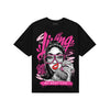 Pink Sneakers DopeSkill T-Shirt Living My Best Life Graphic Streetwear - Black