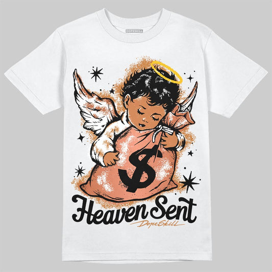 Jordan 14 Golf "US Open" DopeSkill T-Shirt Heaven Sent Graphic Streetwear - White