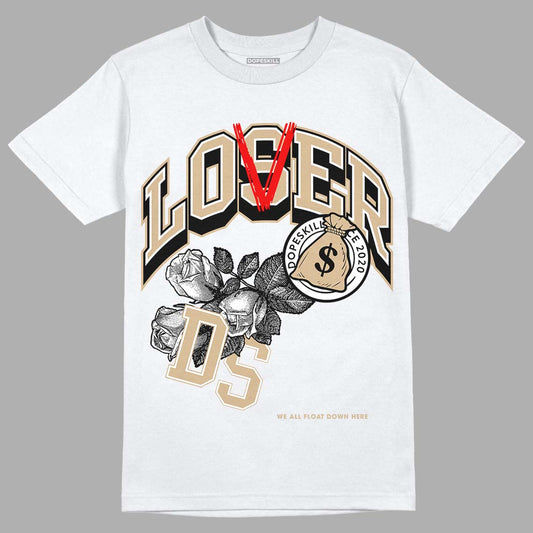 TAN Sneakers DopeSkill T-Shirt Loser Lover Graphic Streetwear - White