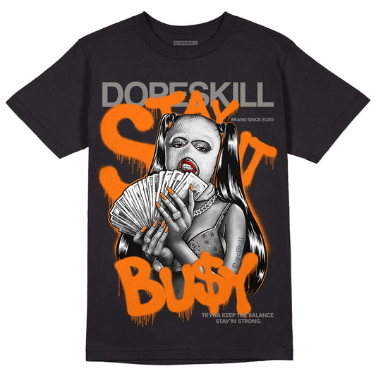 Jordan 5 Retro SE 'Craft' DopeSkill T-shirt Stay It Busy Graphic Streetwear - Black
