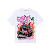 Pink Sneakers DopeSkill T-Shirt Ease My Mind Graphic Streetwear - White