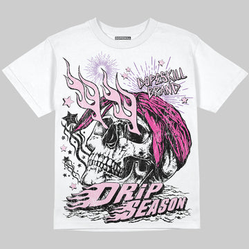 Pink Sneakers DopeSkill Oversize Print T-Shirt Drip Season Graphic Streetwear