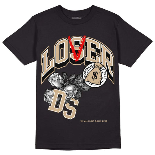 TAN Sneakers DopeSkill T-Shirt Loser Lover Graphic Streetwear - Black