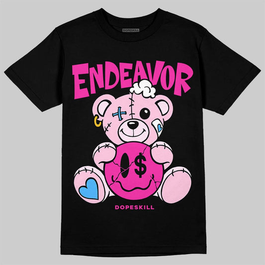 Pink Sneakers DopeSkill T-Shirt Endeavor Graphic Streetwear - Black