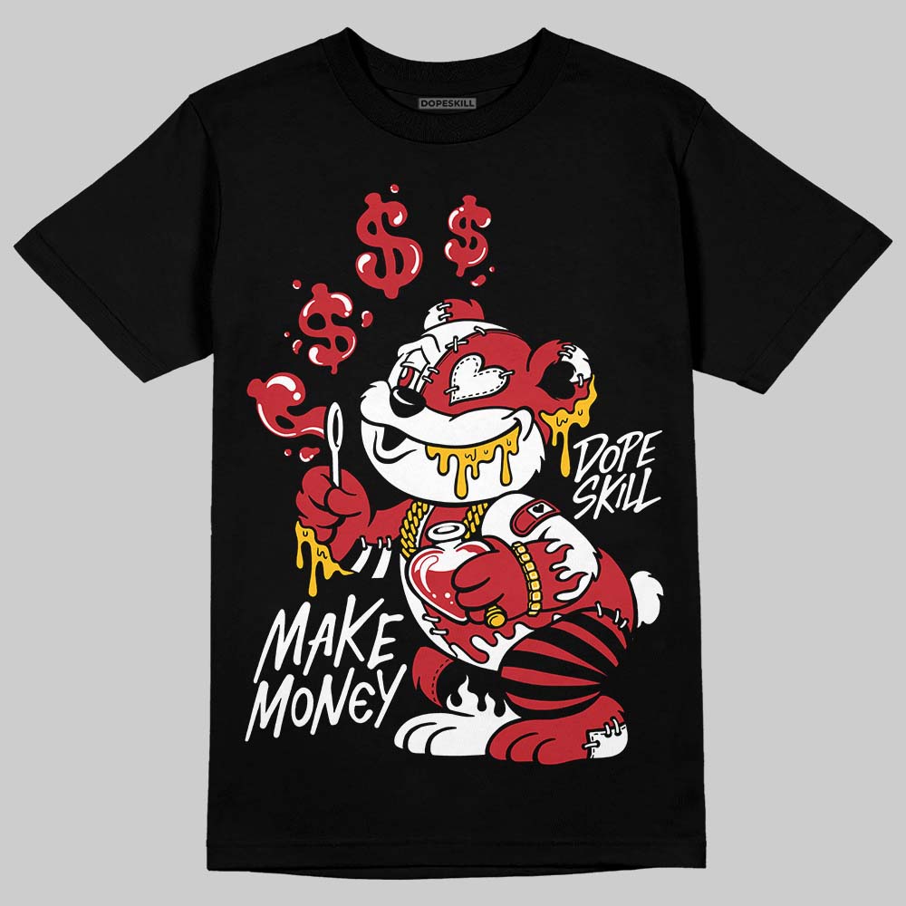 Jordan 1 Low OG "Chicago" DopeSkill T-Shirt Make Money Graphic Streetwear - Black