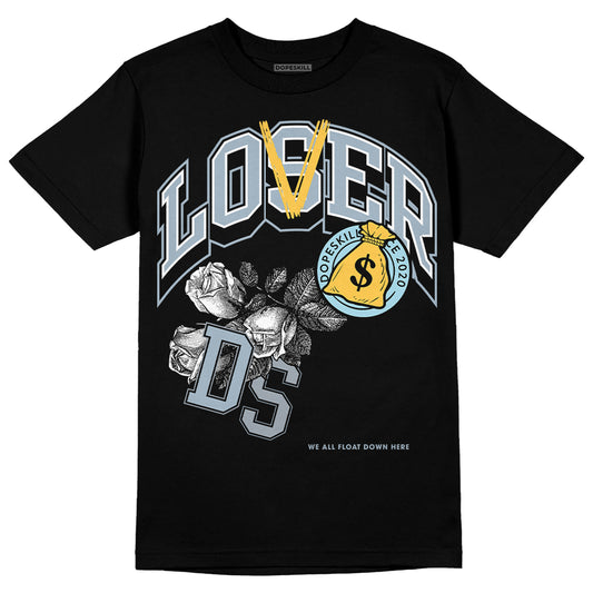 Jordan 13 “Blue Grey” DopeSkill T-Shirt Loser Lover Graphic Streetwear - Black